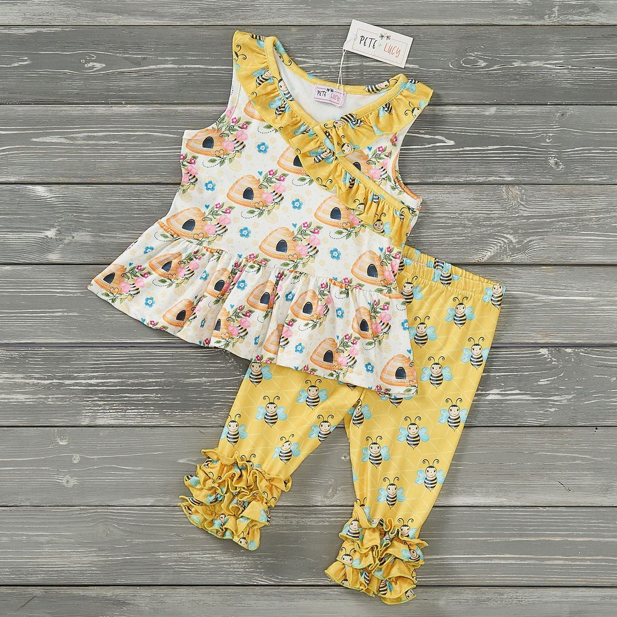 Sweet as Honey swim capri set