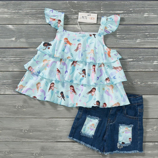 Two Piece Mermaid Set