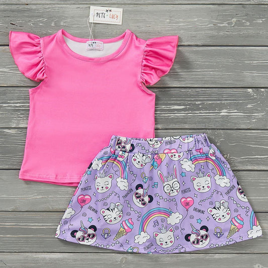 Dreamland delights skort set