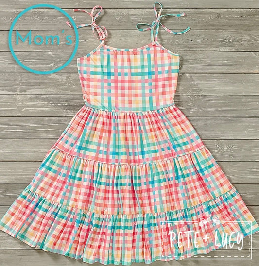 Summertime: Gingham- Mom Dress